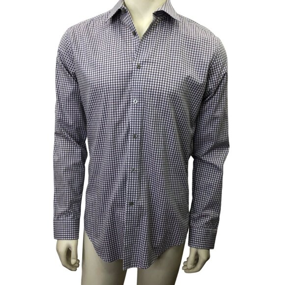 CALVIN KLEIN MENS SLIM FIT PERFORMANCE NON-IRON LONG SLEEVE SHIRTS 16.5 34/35‎ - Picture 3 of 8
